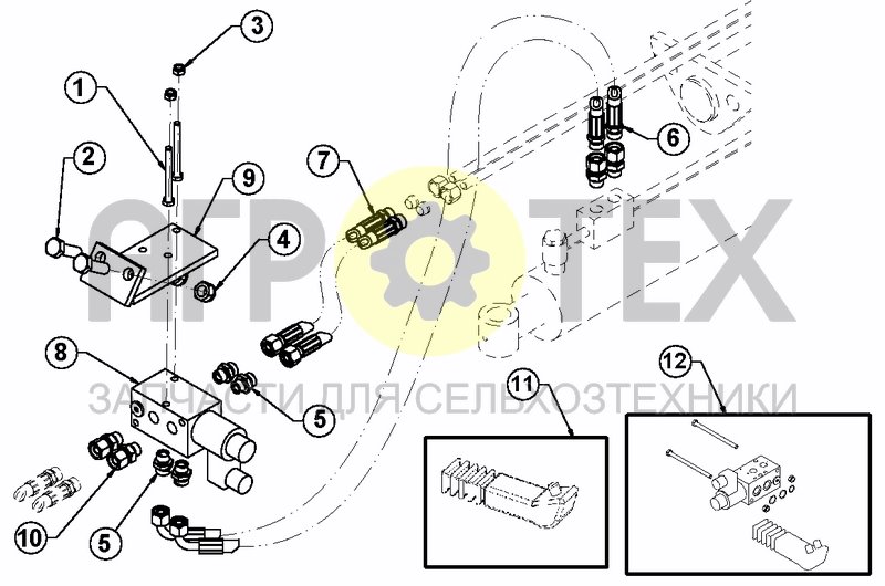 Чертеж 2 FUNCTIONS ELECTRO-DISTRIBUTOR