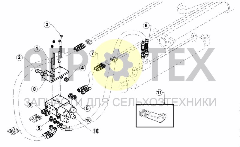 Чертеж 3 FUNCTIONS ELECTRO-DISTRIBUTOR