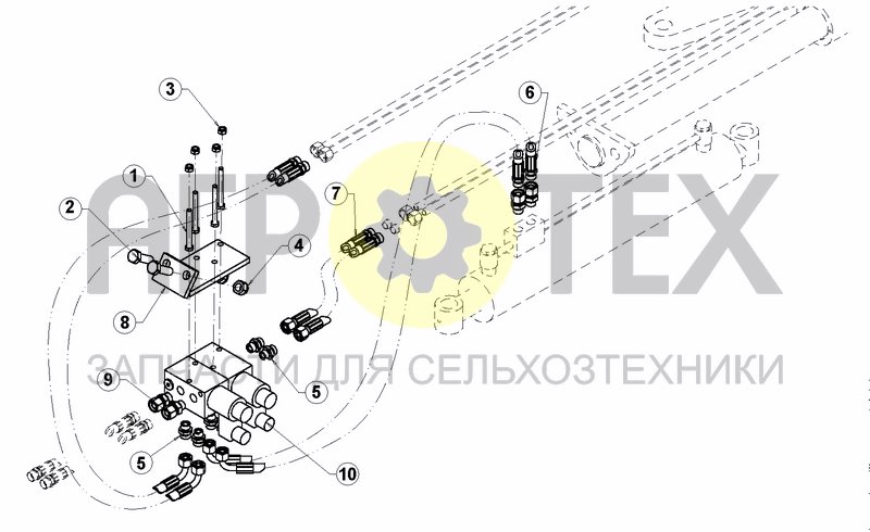 Чертеж 3 FUNCTIONS ELECTRO-DISTRIBUTOR