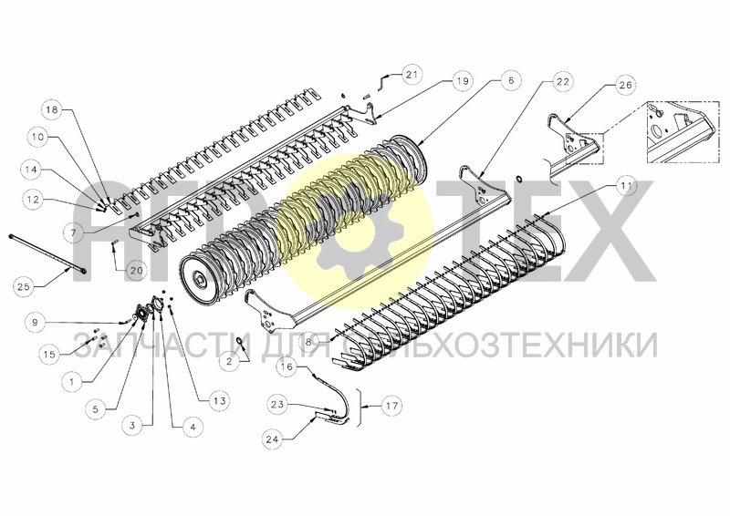 Чертеж ACTIPACK ROLLER