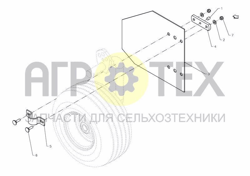 Чертеж ANTI WRAPPING PLATE OPTION