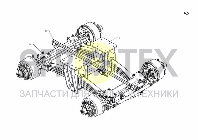 Чертеж FOLLOWING STEERING OPTION