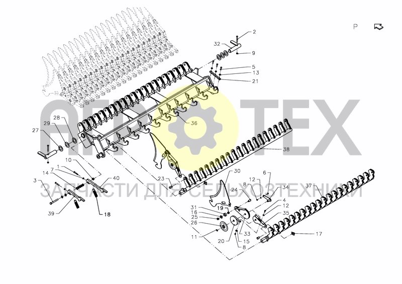 Чертеж CUTTING UNIT