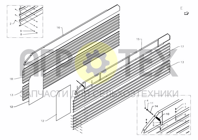 Чертеж WALL EXTENTION