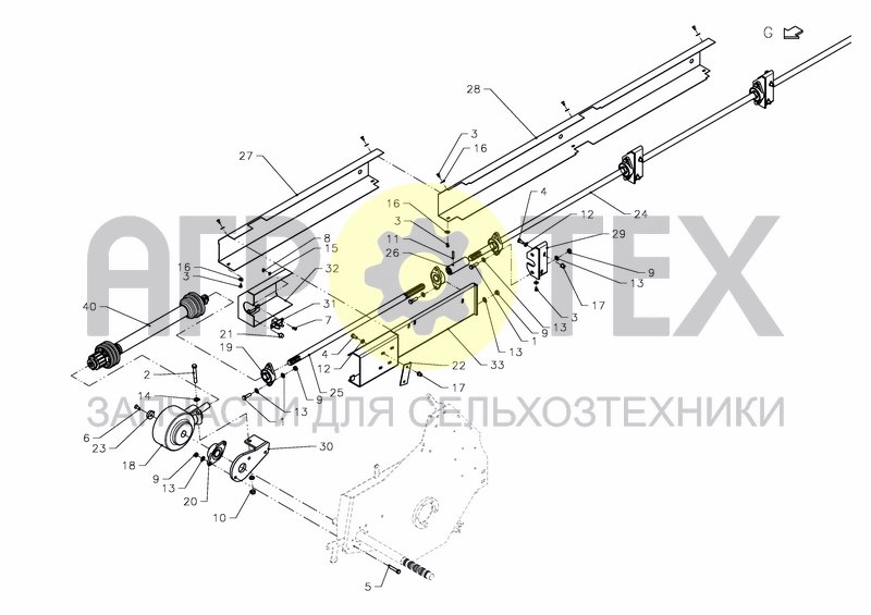 Чертеж ROLLER DRIVE