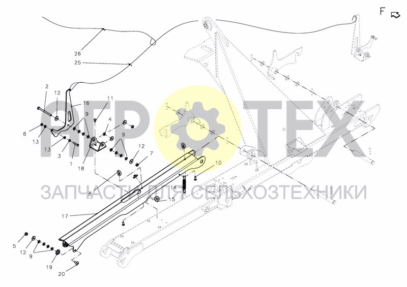 Чертеж HEADLAND KIT OPTION