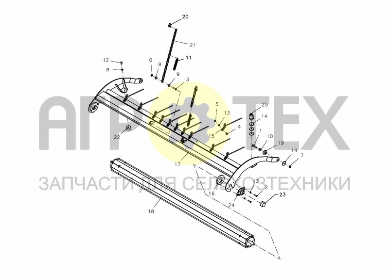 Чертеж BAFFLE PLATE