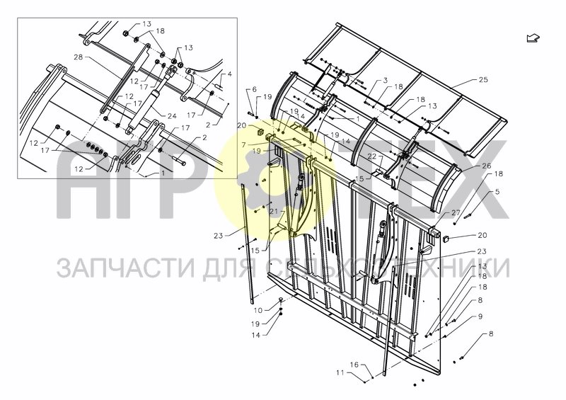 Чертеж FRONT FLAP