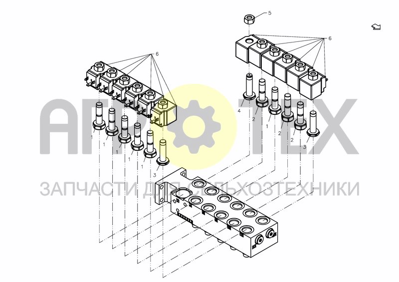 Чертеж HYDRAULIC BLOCK