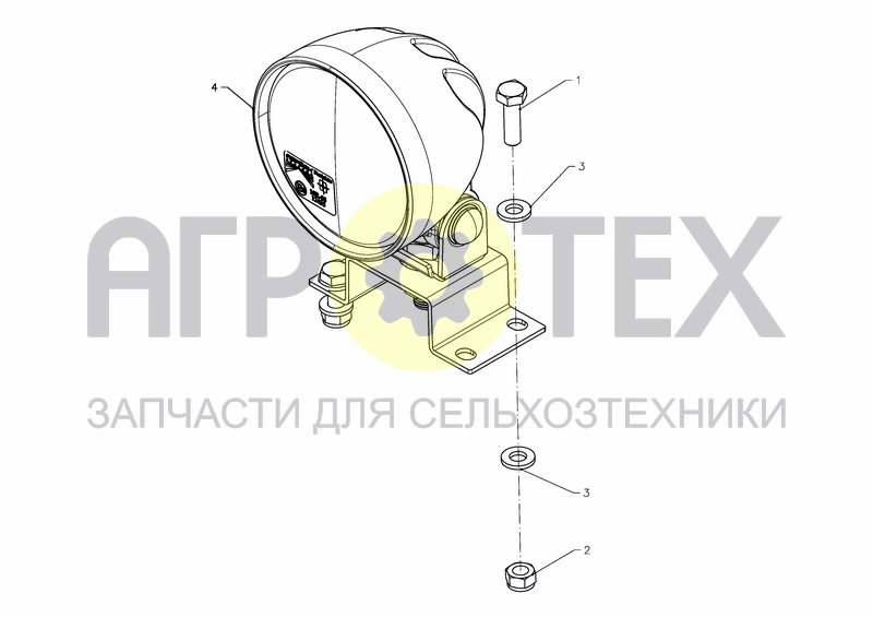 Чертеж HEAD LIGHT OPTION