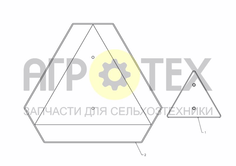 Чертеж WARNING PANEL OPTION