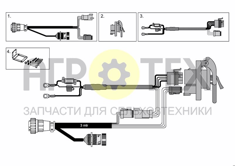 Чертеж CABLE ISOMATCH TELLUS OPTION