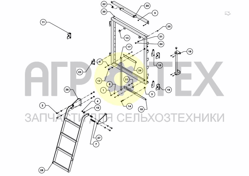 Чертеж SIDE DOOR OPTION