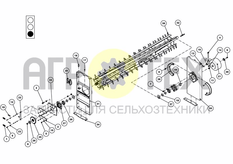 Чертеж ROLLER OPTION