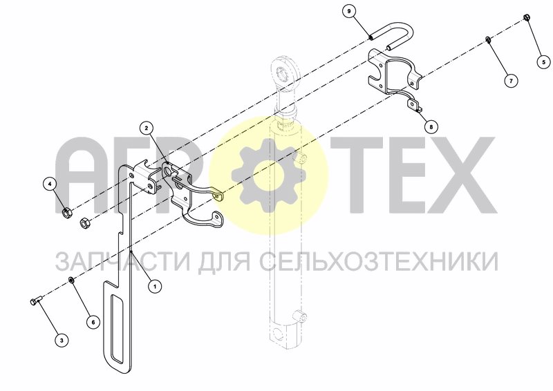 Чертеж TAILGATE ALARM