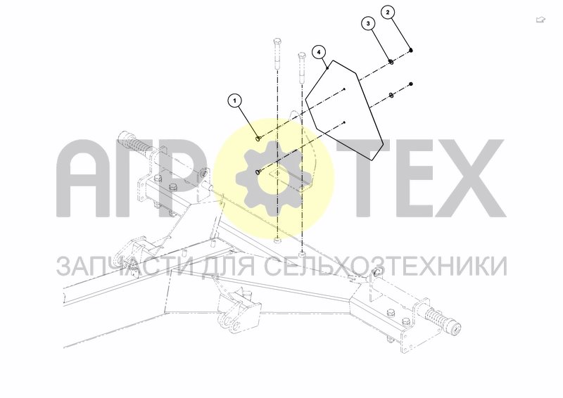 Чертеж SLOW MOVING VEHICLE PLATE OPTION