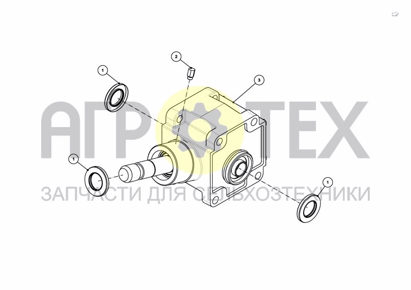 Чертеж GEAR BOX