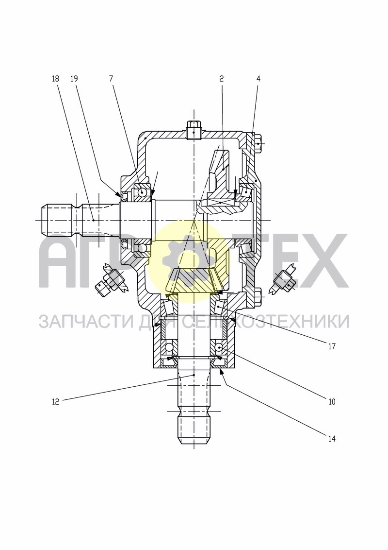 Чертеж GEARBOX