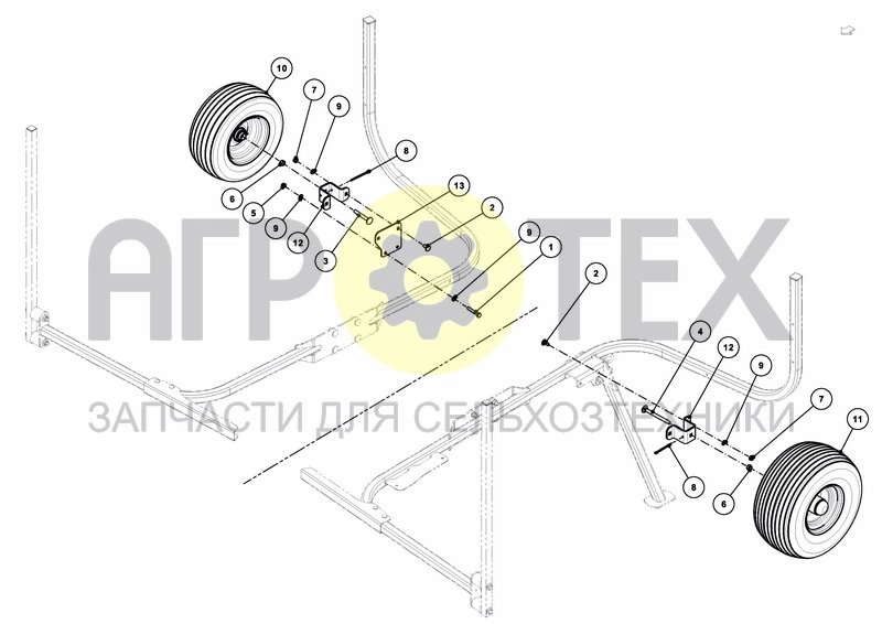 Чертеж SPARE WHEEL OPTION