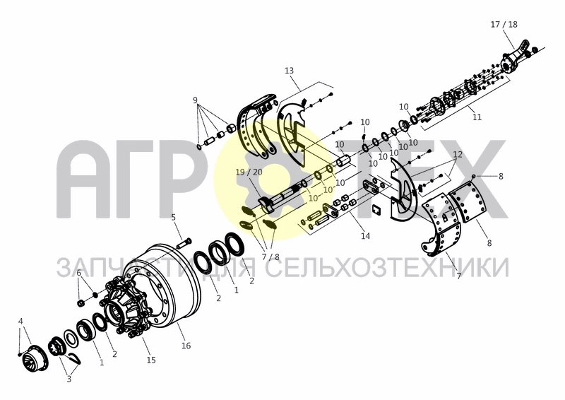 Чертеж ADR AXLE until 2012