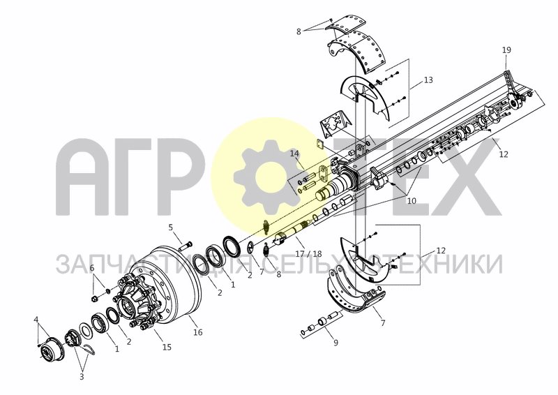 Чертеж ADR AXLE until 2012