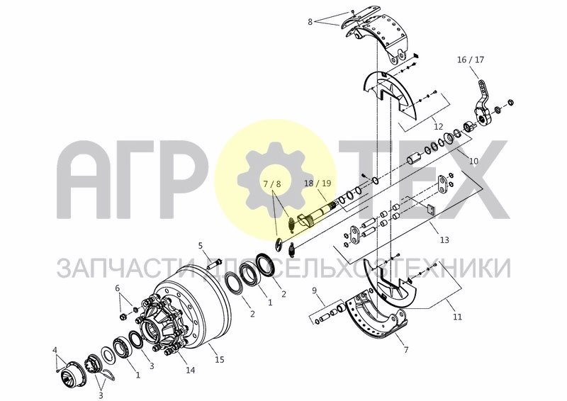 Чертеж ADR AXLE until 2012