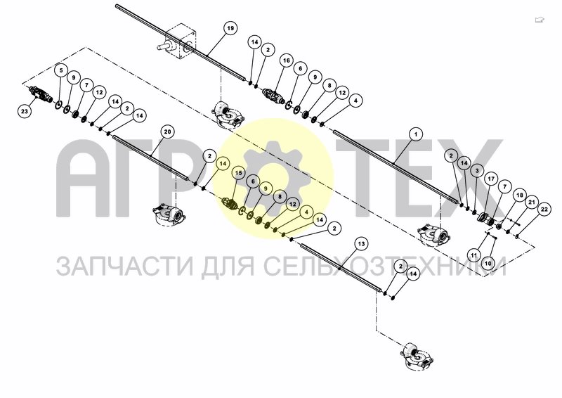 Чертеж DRIVE SHAFT