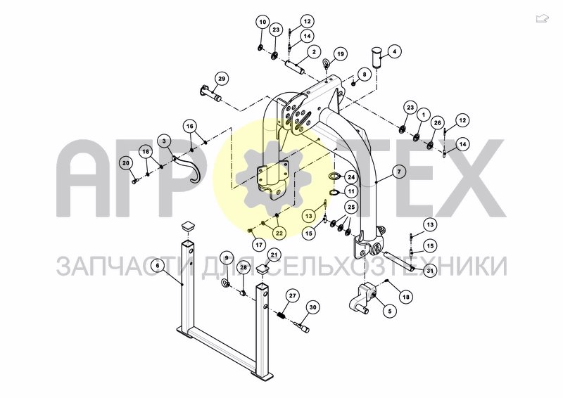 Чертеж ATTACHMENT CARRIER