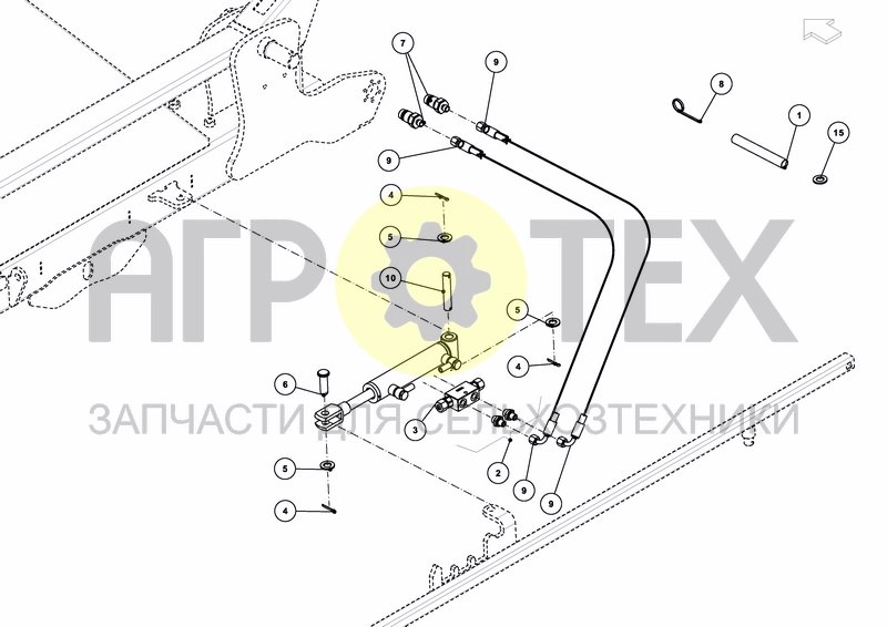 Чертеж HYDRAULIC BORDER TEDDING