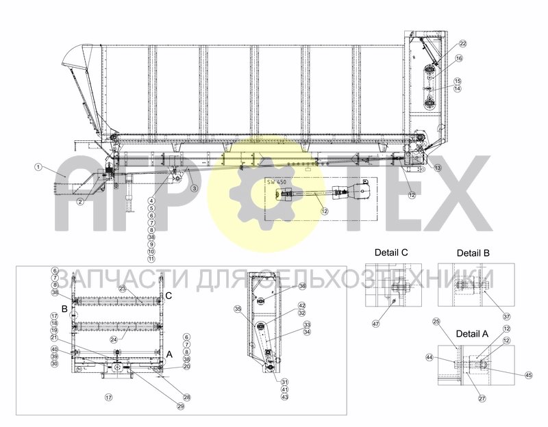 Чертеж REGULATING ROTATORS