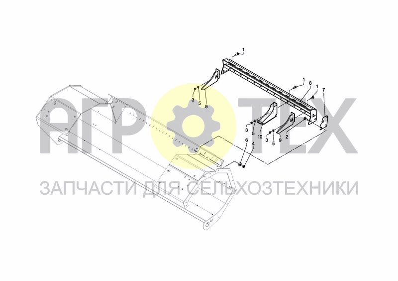 Чертеж FRAME, GUIDE (XL-R)