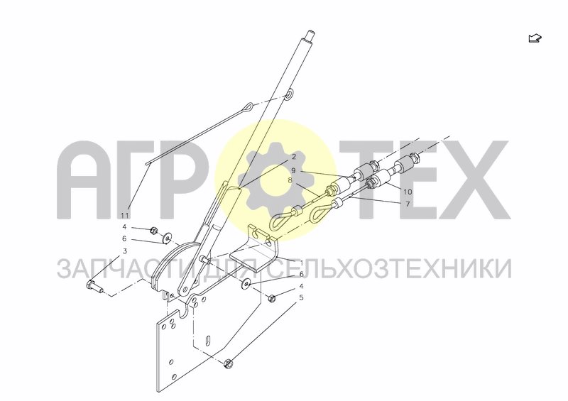 Чертеж PARKING BRAKE