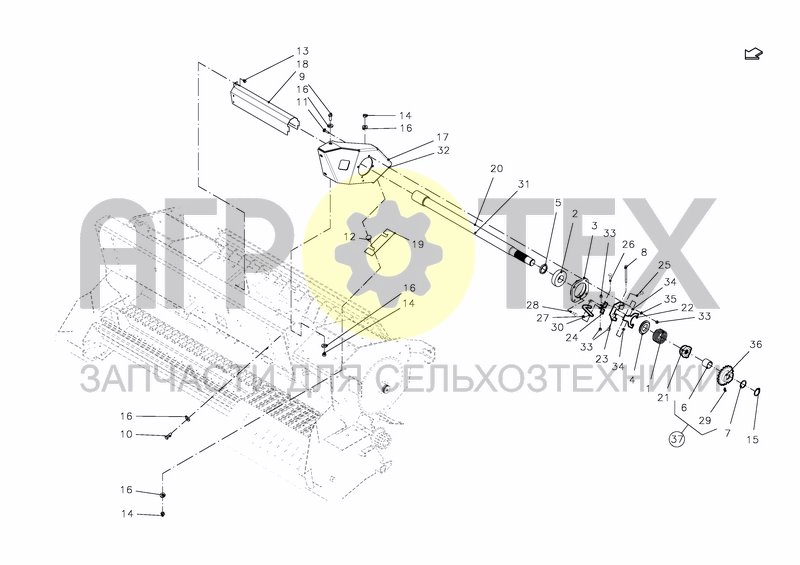 Чертеж DRIVE (R+14-OC +XL-R+OC23)