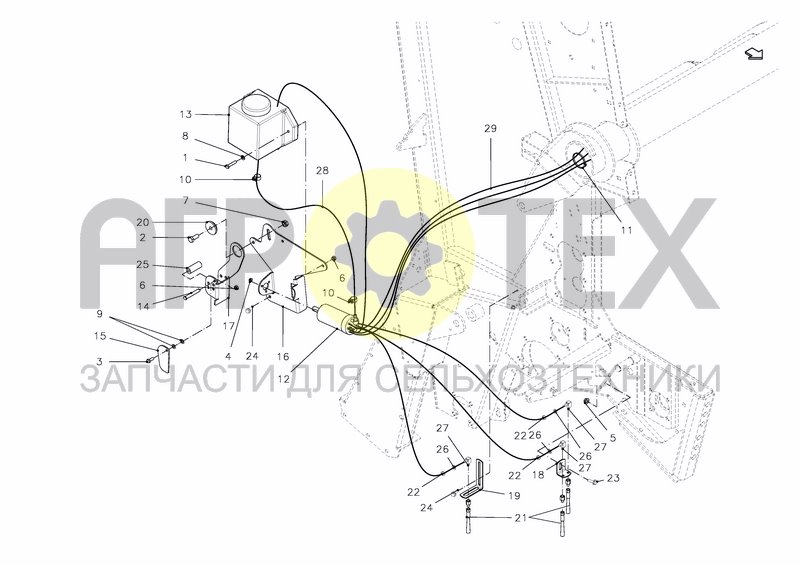 Чертеж LUBRICATION SYSTEM