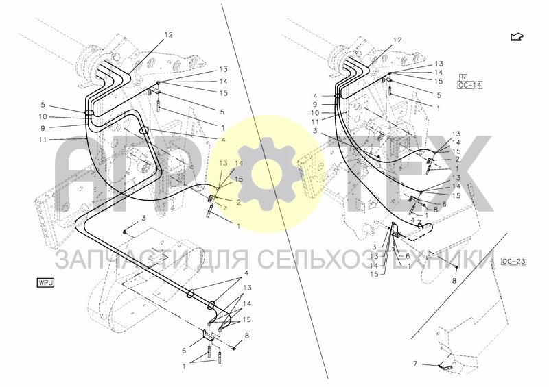 Чертеж LUBRICATION SYSTEM