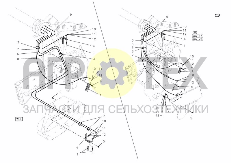 Чертеж LUBRICATION SYSTEM