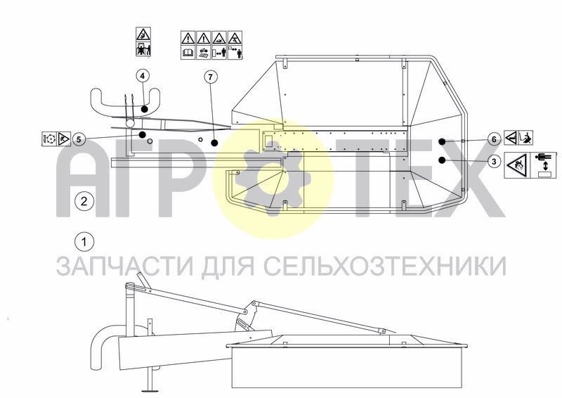 Чертеж DECAL SCHEME