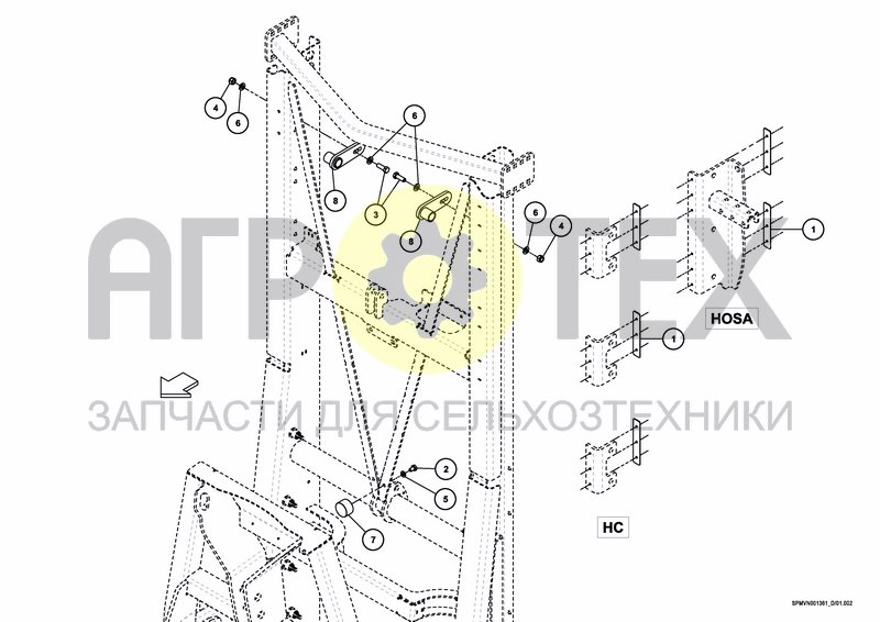 Чертеж MAIN FRAME