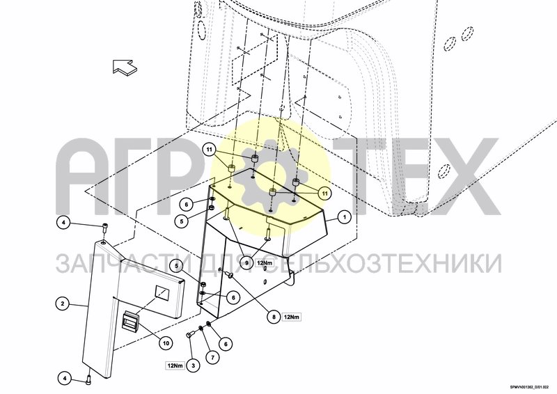 Чертеж MAIN FRAME