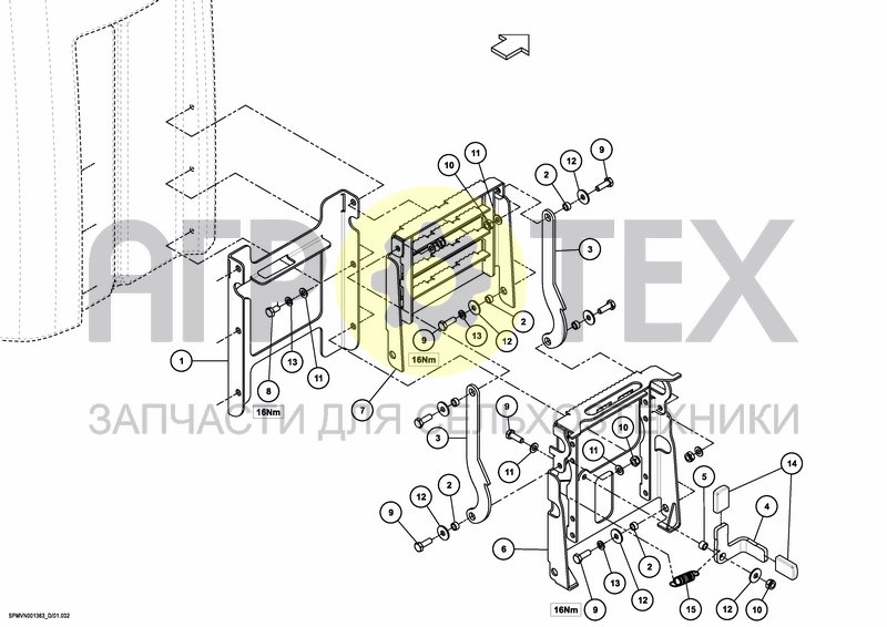 Чертеж MAIN FRAME