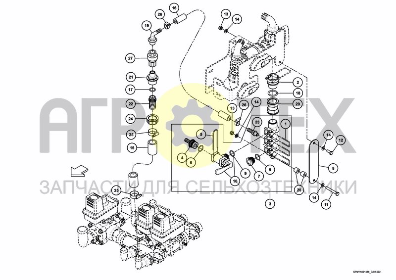 Чертеж VALVESET OPTIONS