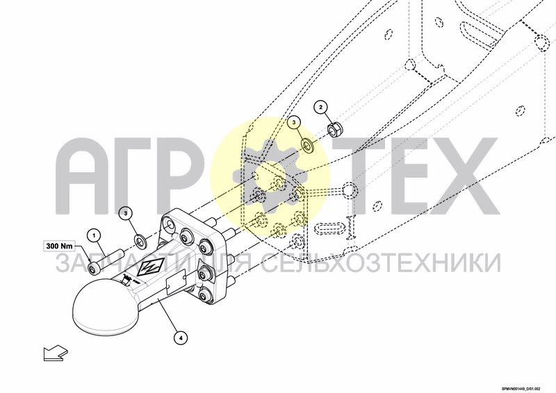 Чертеж DRAWBAR EYE ?80