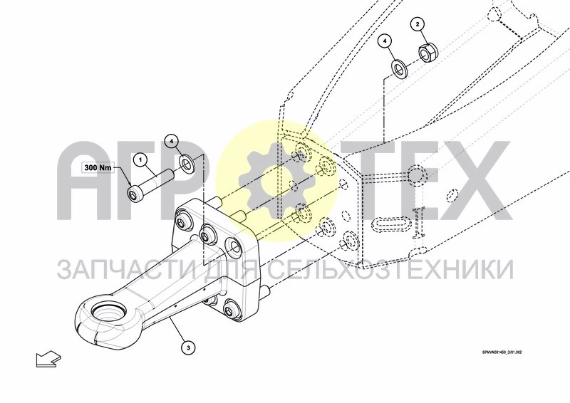 Чертеж DRAWBAR EYE ?40