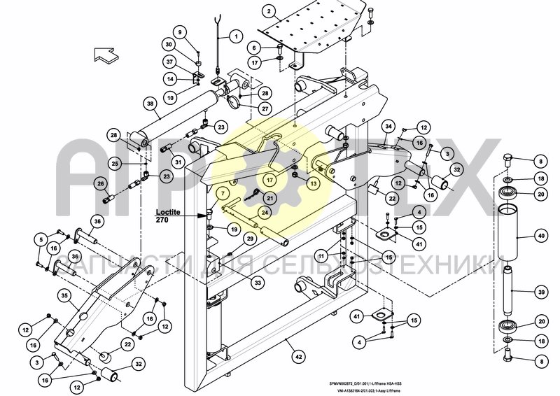 Чертеж LIFTFRAME+MIDDLESECTION HSA/HSS 24m [2PF]