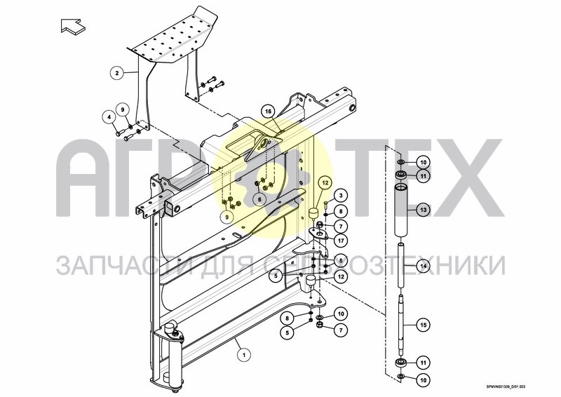 Чертеж LIFTFRAME+MIDDLESECTION HSS 18---24m [2PF]