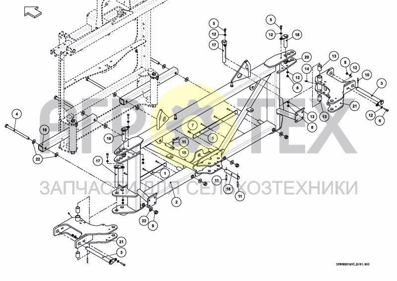 Чертеж LIFTFRAME+MIDDLESECTION HSS 18---24m [2PF]