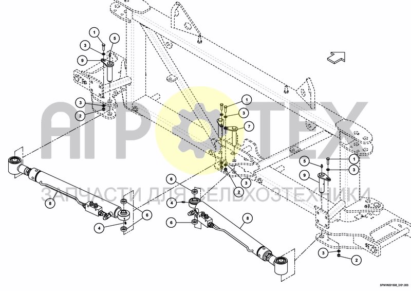 Чертеж LIFTFRAME+MIDDLESECTION HSS 18---24m [2PF]