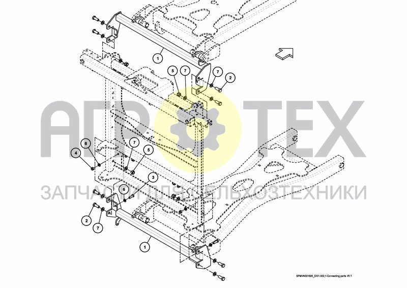 Чертеж LIFTFRAME+MIDDLESECTION HSS 27---30m [3PF]