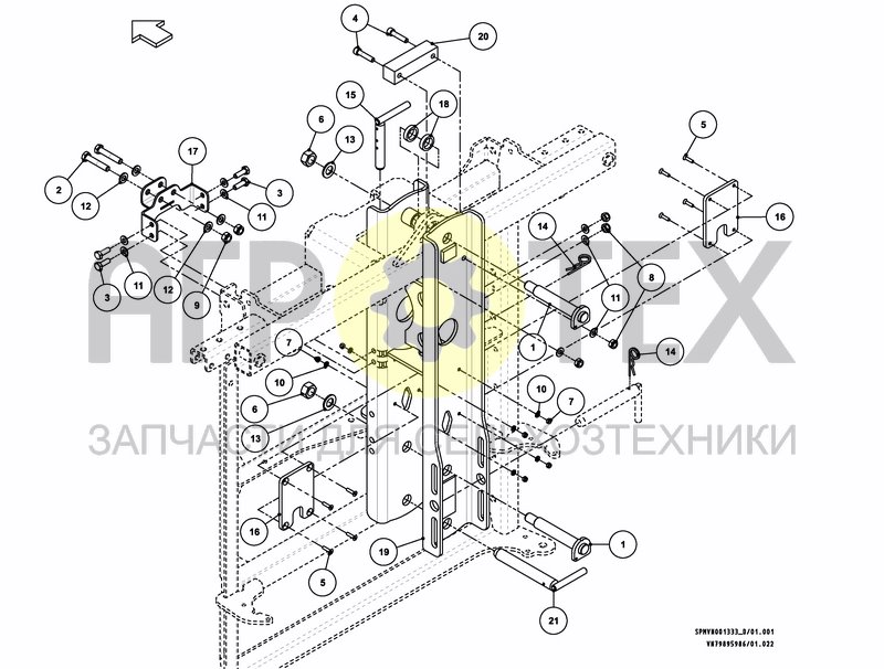 Чертеж LIFTFRAME+MIDDLESECTION HSS 27---30m [3PF]