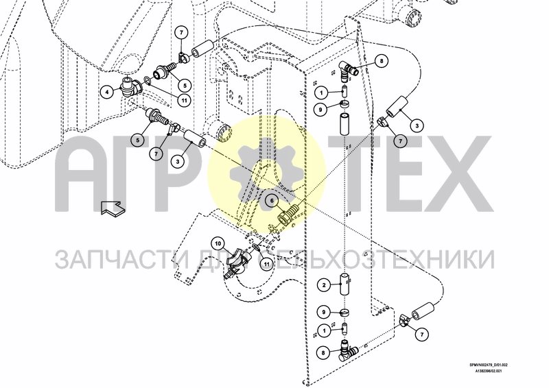 Чертеж VALVESET 2*200/250 L, CONNECTED iXclean Pro